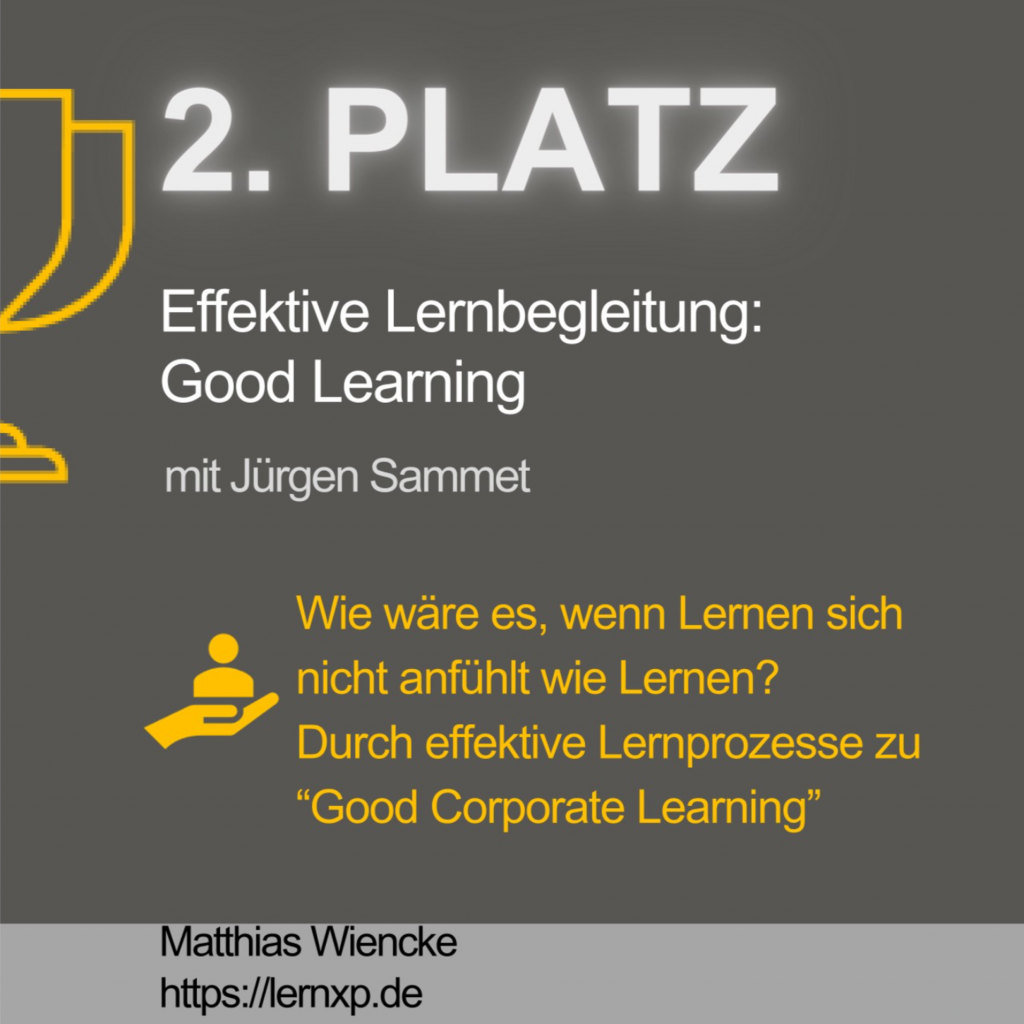 2. Platz Podcast-Folge auf lernxp