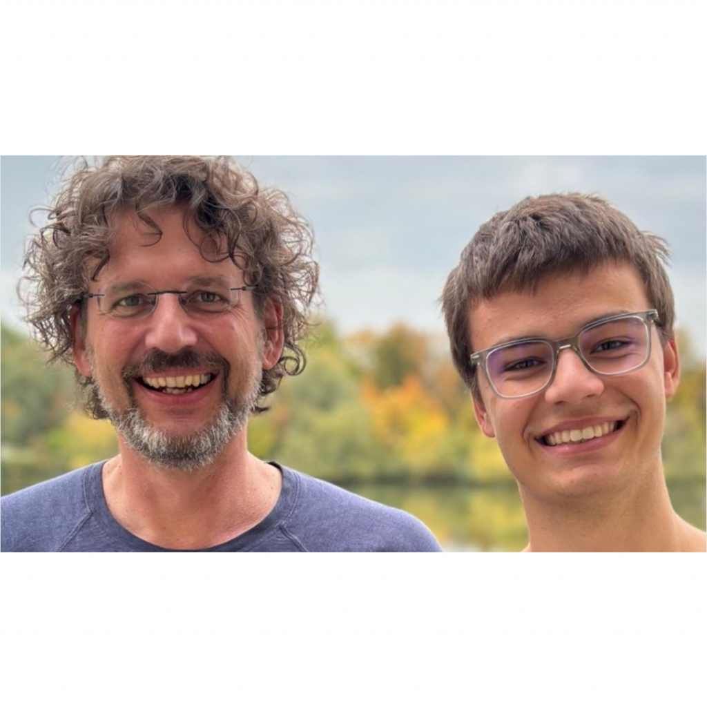 Jürgen Sammet mit seinem Sohn Paul Sammet